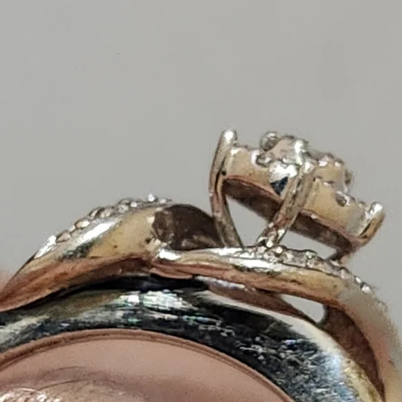 Vintage Ross-Simons Natural Diamond .205CTW & Sterling Silver 925 Ring